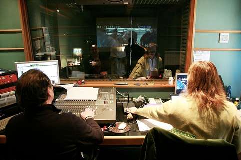 Voicing Ron Howard’s ‘The Dilemma’, with Fiamma Izzo right