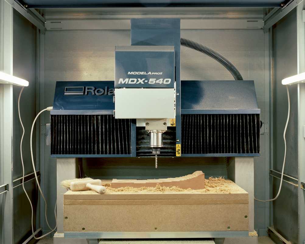 CNC-milling machine in the 3D Digital Manufacturing workshop