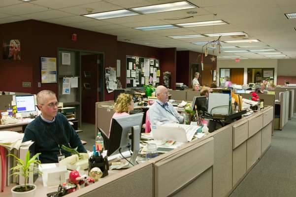 Newsroom at the ‘Free Lance-Star’