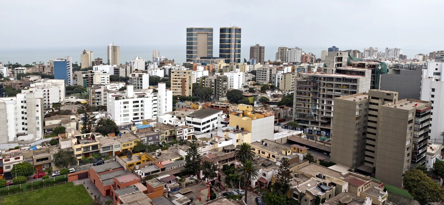 Miraflores, an upmarket part of Lima