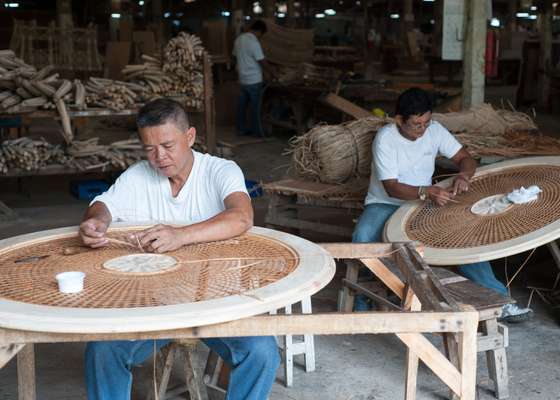 Weavers at CFIF 