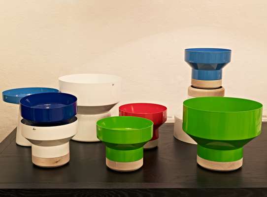Bowls and vases by Hello Industry, designed by Jonas Wagell 
