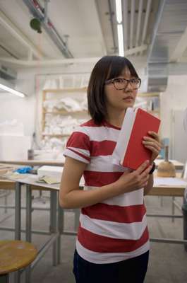 A student in one of the workshops 