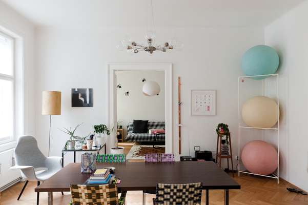 Inside the home of local resident Heiri Häfliger