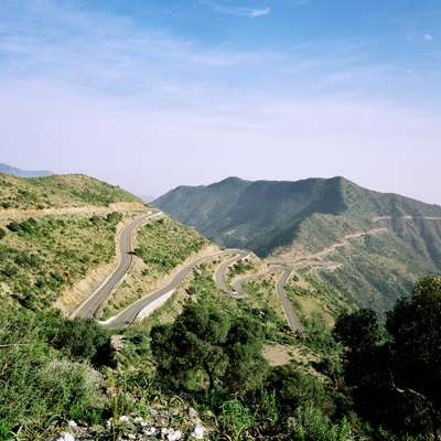 The smooth, pot-hole- free road from Asmara to Massawa, which was built by Eritreans with little financial aid