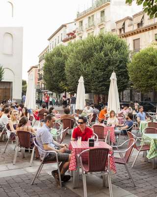 San Ildefonso Square, in the Malasaña neighbourhood