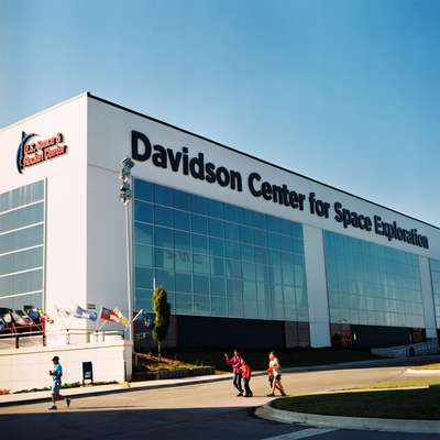 Exterior of the Space & Rocket Center Museum