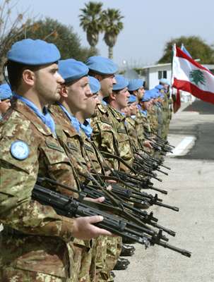 UN Italian peacekeeping troops in Lebanon