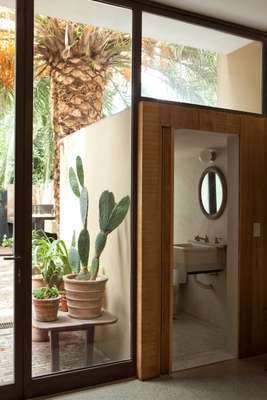 Ground-floor bathroom extends towards the garden