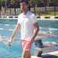 Polo shirt by Zegna Sport, swim trunks by Canali, watch by Audemars Piguet