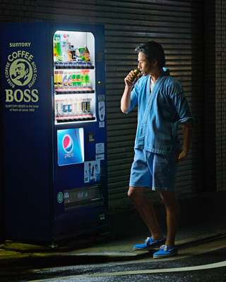 Jacket by Visvim, jumper by Yaeca, t-shirt model’s own, shorts by Crate for High! Standard, shoes by Francesco for 1ldk Aoyama Heights