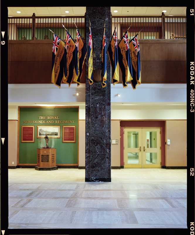 The lobby of the Confederation Building