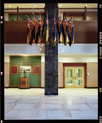 The lobby of the Confederation Building