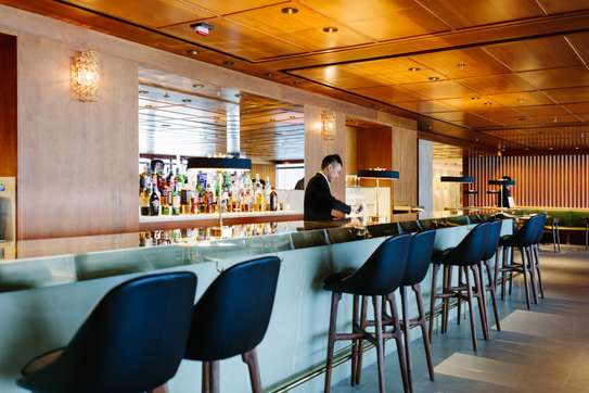 Cathay Pacific first-class lounge at Hong Kong Airport