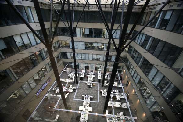 Atrium of the Prague offices