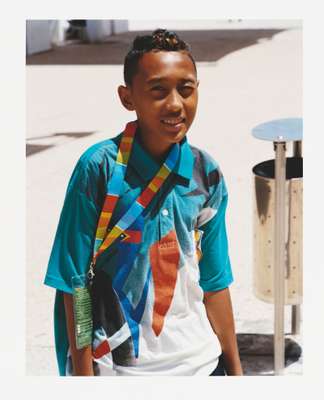 Francisco Maria Xavier de Jesus Araújo da Silva, a 13-year-old table tennis player from Timor Leste