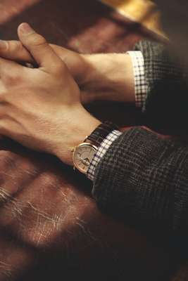 The Watch - Watch by Patek Philippe jacket by Comme des Garçons Homme, shirt by Errico Formicola