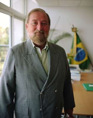 The outgoing Brazilian ambassador Igor Kipman in his Pétionville embassy