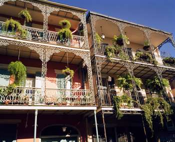 Iconic wrought iron in New Orleans 