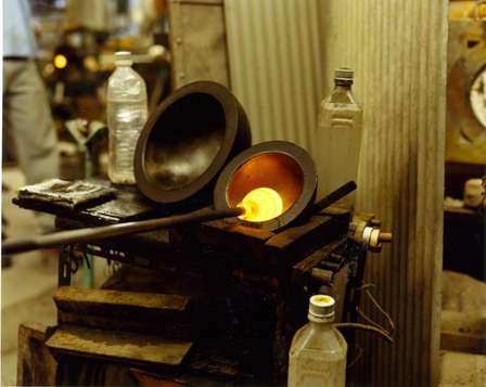 Molten glass