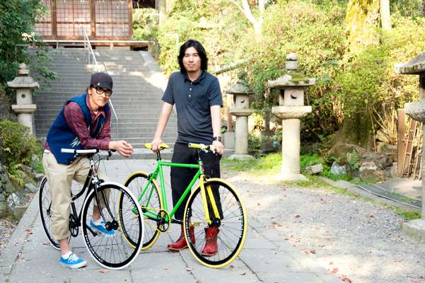 Ryotaro Taniguchi (left) and Kota Sakurai