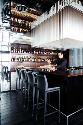 Bar at the Soho, designed by Masamichi Katayama of Wonderwall