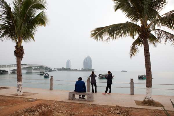 Yacht show in Sanya’s harbour