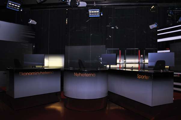 TV4’s news studio