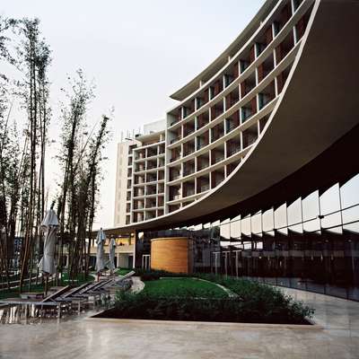 The recently opened Hotel Kempinski