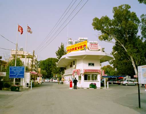 Border crossing between Northern and Southern Cyprus