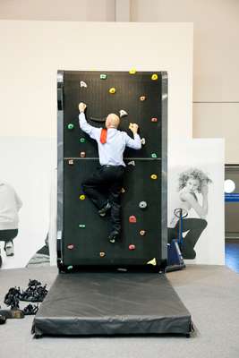 The climbing simulator Climbstation by David Sports