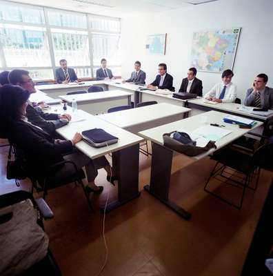 Spanish class at the Rio Branco Institute