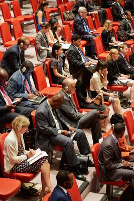 Representatives from non-Security Council members watching on