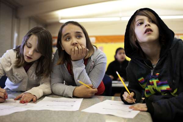 Tulalip Elementary School pupils