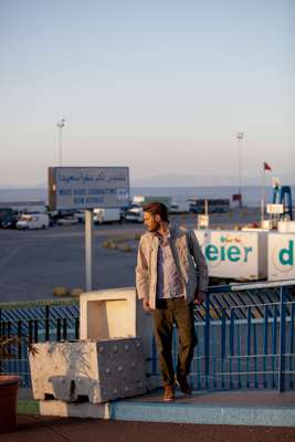 Jacket and shirt by Visvim, trousers by Beams+, shoes by Shöfolk