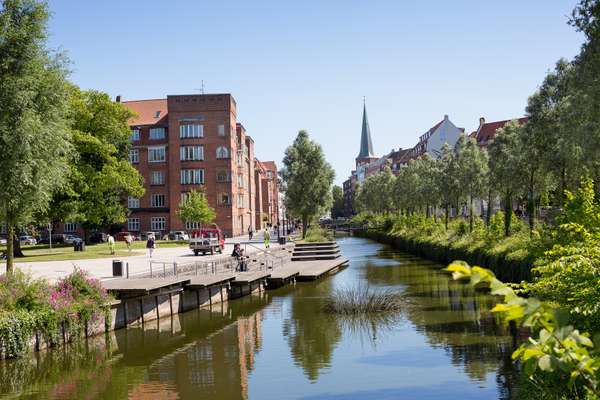 Aarhus River by Mølleparken