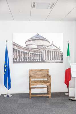 Inside the Italian consulate