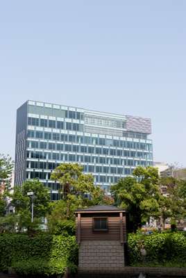 New riverside office building near Nakasu
