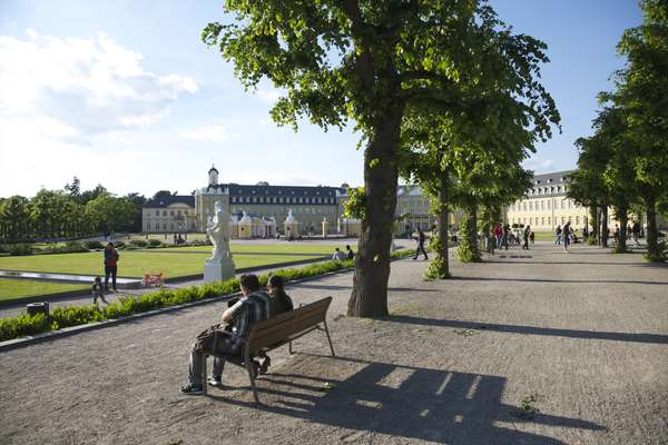 The city was planned around Karlsruhe Palace