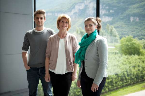 Hannes, Flora (center), and Verena Wohlgemuth 