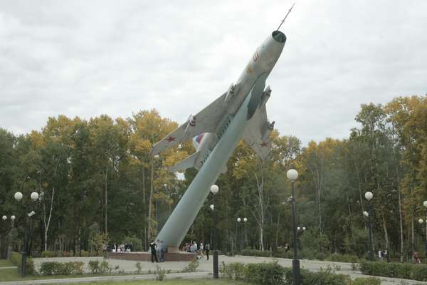Soviet-era jet in southern Khabarovsk