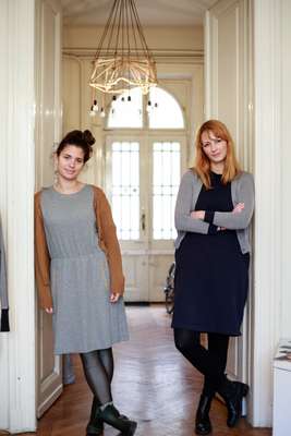 FlatLab co-founders Zsofia Gereby (left) and Emese Kasza