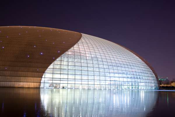 The NCPA, designed by Paul Andreu