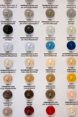 Caulking colour chart from Otto Chemie