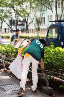 At work in Omotesando