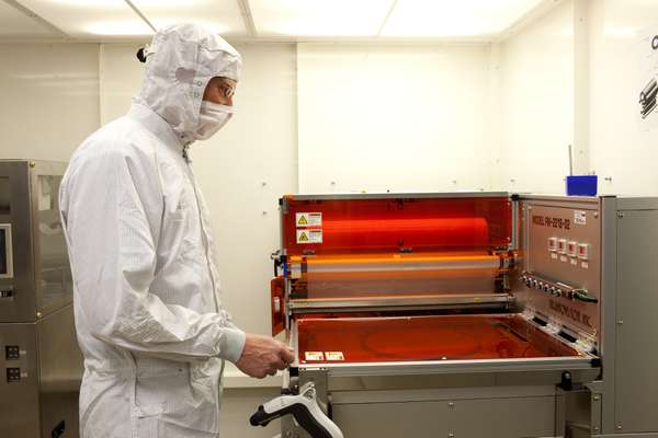 Production of wafers in the laboratory