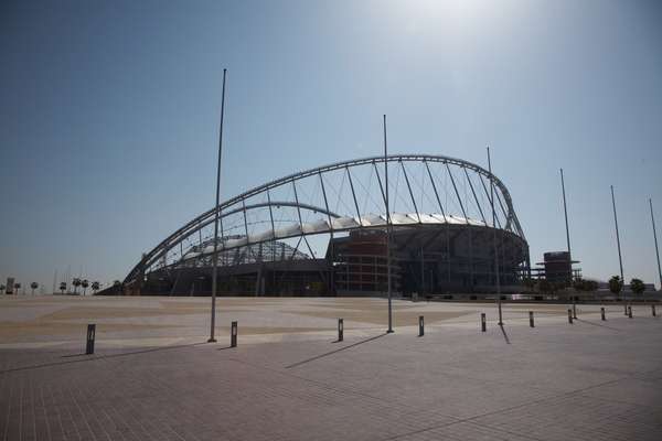 Khalifa International Stadium next to Aspire, one of the venues for the 2006 Asia Games