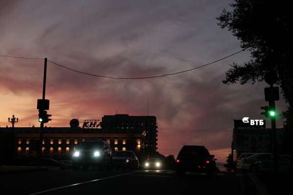 Sunset on Lenin Square