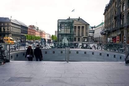 Subway entrance near Kongens Nytorv (King’s New Square)