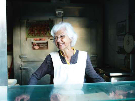 Marilia Brandão, 73, has worked at the market for 64 years
